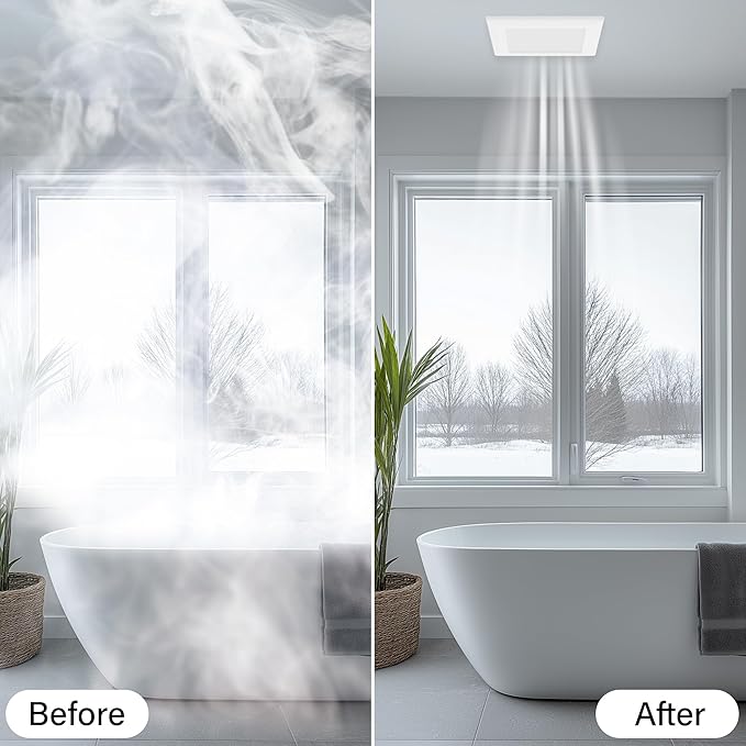 Smart Bathroom Exhaust Fan: 100CFM Bath Fan - Image 5