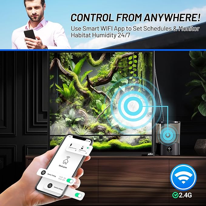 REPTI ZOO Smart WiFi Reptile Fogger - Image 2