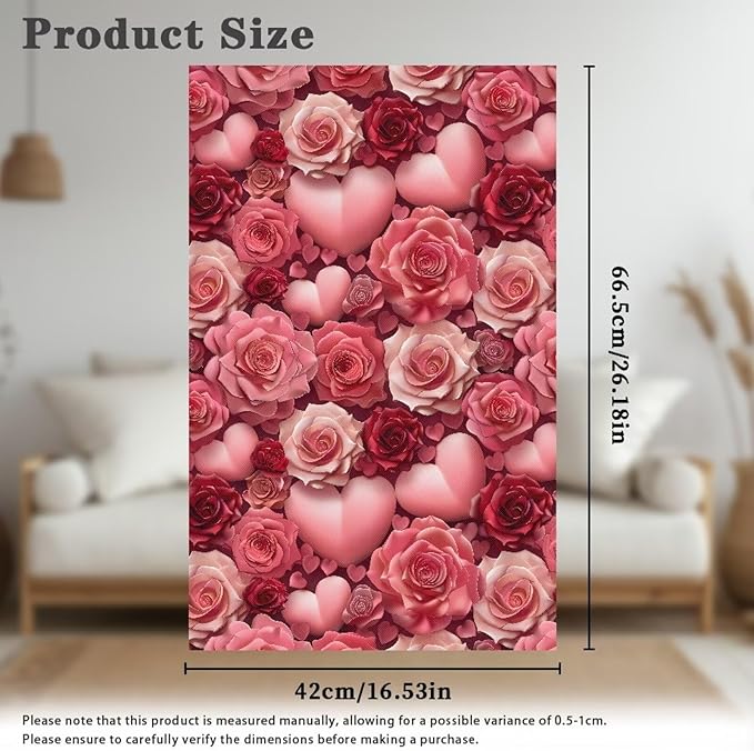 Valentine's Rose Headrest Cover - Image 6