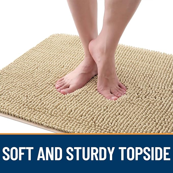OLANLY Dog Door Mat for Muddy Paws 54x32, Absorbs Moisture and Dirt, Absorbent - Image 4