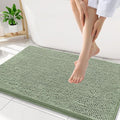 Smiry Luxury Chenille Bathroom Rugs 34x21, Extra Soft and Absorbent Shaggy Bath by Smiry