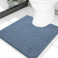 Smiry Luxury Chenille Toilet Rugs U-Shaped 20x20, Soft Absorbent Non-Slip by Smiry