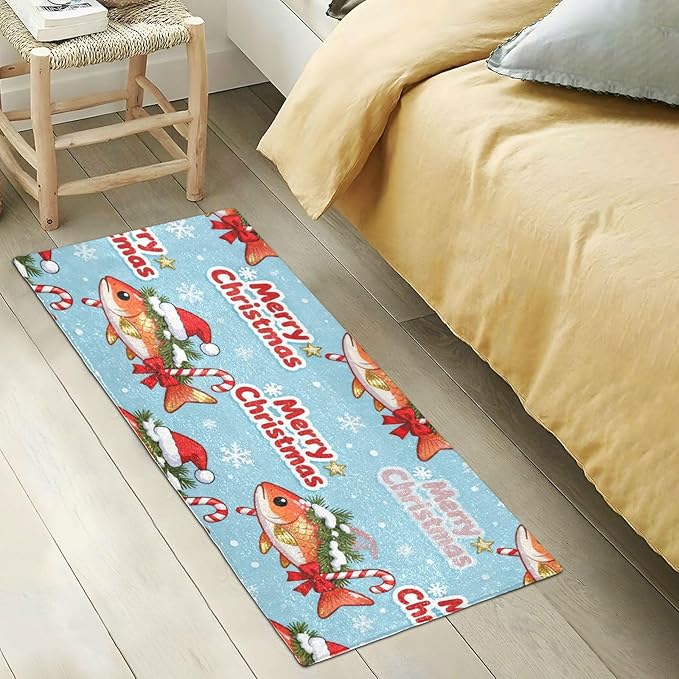 Merry Christmas Golden Salmon decorative mats - Image 5
