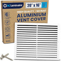 20x16 Inch Air Return Vent Cover Decorative – Premium Aluminum AC Vent Cover by LAMINAIRE