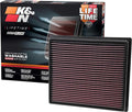 K&N High-Flow Original Lifetime Engine Air Filter: Increase Power: Premium by KNEngineeringInc