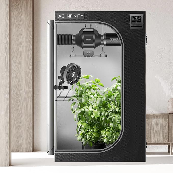 AC Infinity Advance Grow System 2x4, 2-Plant Kit, WiFi-Integrated Grow Tent Kit - Image 8