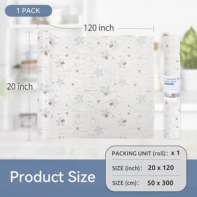 FIFTY FEET 20"x120" Non-Adhesive Shelf Liner - Image 5