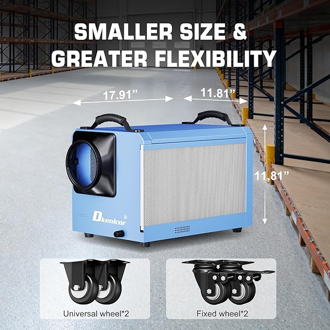 145 Pints Commercial Dehumidifier, Industrial Water Damage Unit up to 6 - Image 6