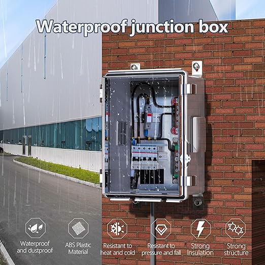 ABS Electrical Junction Box, Ventilated Design, Cable Grommets, IP65 Waterproof - Image 4