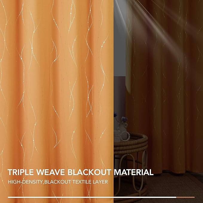Deconovo Halloween Curtains, Thermal Insulated Soundproof Curtain - Image 5