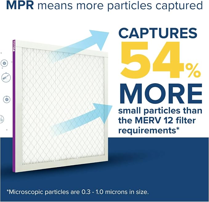 Filtrete 14x20x1 Air Filter, MERV 12, MPR 1500, Bacteria & Virus, 3-Month AC - Image 4