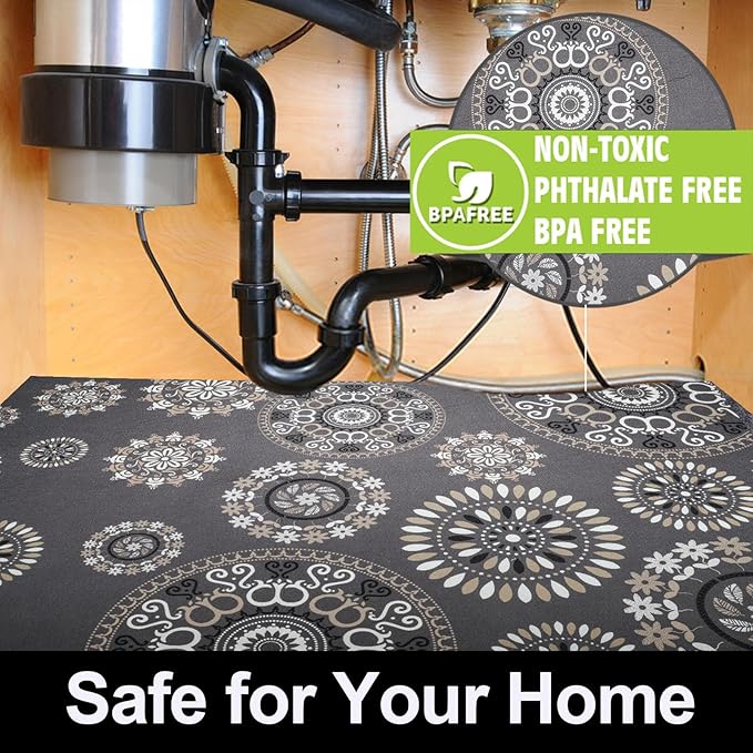 AiBOB Waterproof Under Sink Mat, Absorbent Quick Dry Sink Liners Protect - Image 7