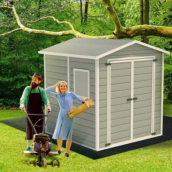 Haull Outdoor Storage Shed Floor Mat Waterproof Outdoor Carport Mat Thickened - Image 7