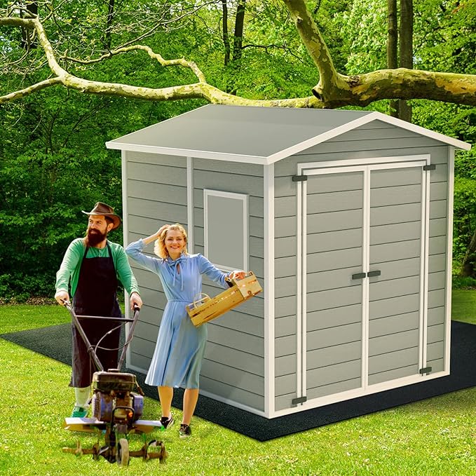 Haull Outdoor Storage Shed Floor Mat Waterproof Outdoor Carport Mat Thickened - Image 7