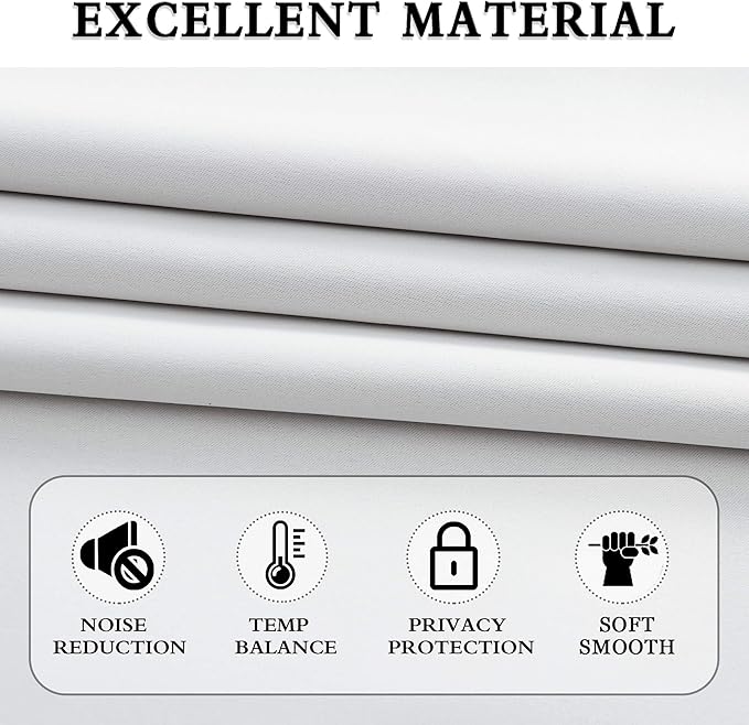 DONREN 72 Inch Room Darkening Curtain Panels - Image 3