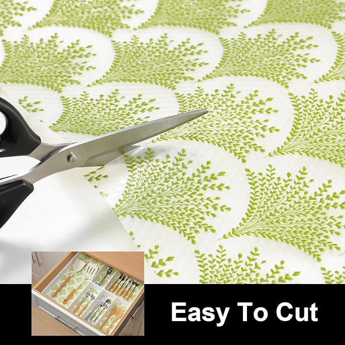 Cooyes Shelf Liners for Kitchen Cabinets, Refrigerator Liners Waterproof & - Image 7