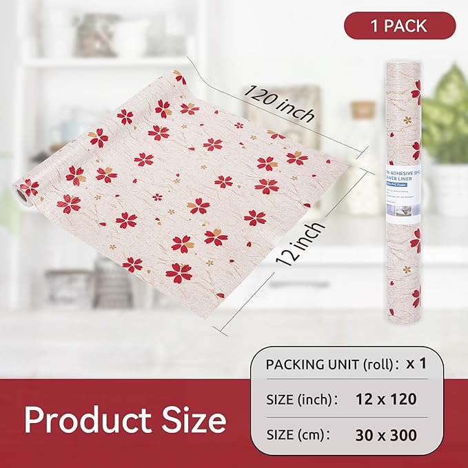 FIFTY FEET 12"x120" Non-Adhesive Shelf Liner - Image 5