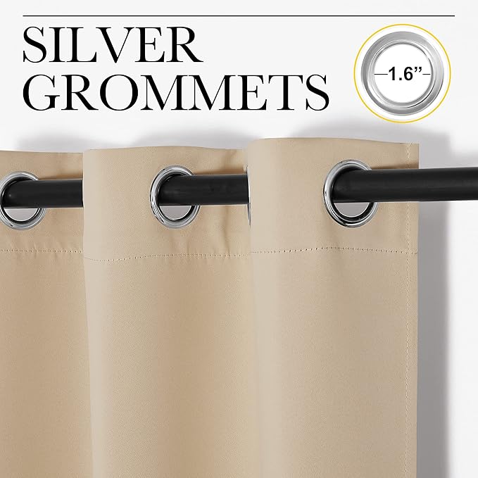 NICETOWN Sound Barrier Door Curtain, Laundry Room Divider - Image 5