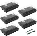 Gardzen 5-Pack Seed Starter Kits, Reusable Plant Germination Trays by Gardzen