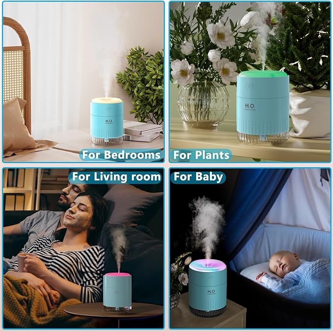 Colorful Mini Humidifier, USB Rechargeable Humidifier, small humidifier - Image 6