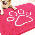 OLANLY Dog Door Mat for Muddy Paws 30x20, Paw Print Design, Absorbs Moisture by OLANLY
