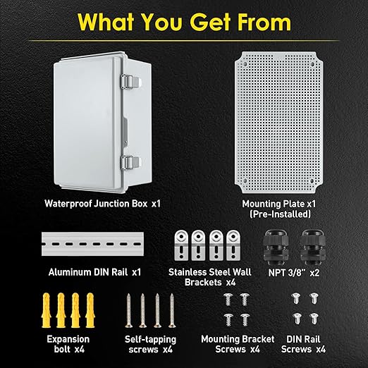Waterproof Electrical Junction Box, IP67 ABS Plastic Junction Box Enclosure - Image 5