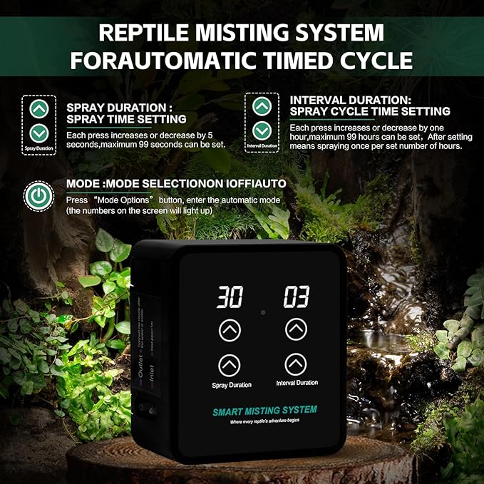 Reptile Mister Humidifiers Smart Misting System - Image 6