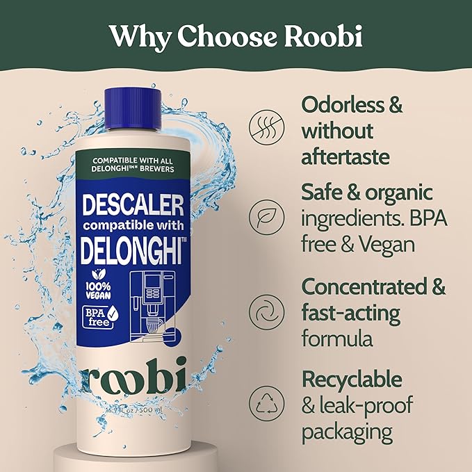 DeLonghi Compatible Descaling Solution. Clean & Descale your DeLonghi Coffee - Image 5
