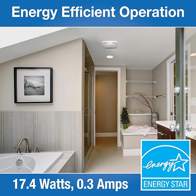 Air King BFQ50 ENERGY STAR® Qualified SNAP-IN Exhaust Fan, 50 CFM - Image 9
