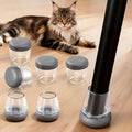 Chair Leg Floor Protectors for Hardwood Floors – Smooth Nylon Base Won’t Trap by Unknown