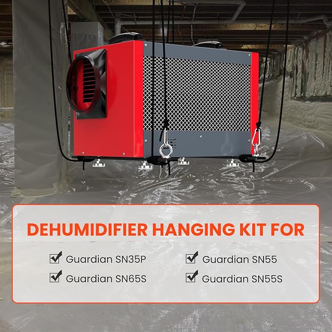 Abestorm Hanging Kits for Crawl Space & Basement Dehumidifiers, Easy Way to - Image 2