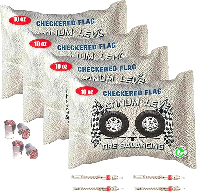 Checkered Flag 4-10-CFTB Tire Balancing Beads by CheckeredFlag
