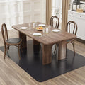 5'×8' Black Floor Mat for Under Dining Room Table, No Scratch Durable Plastic by Unknown