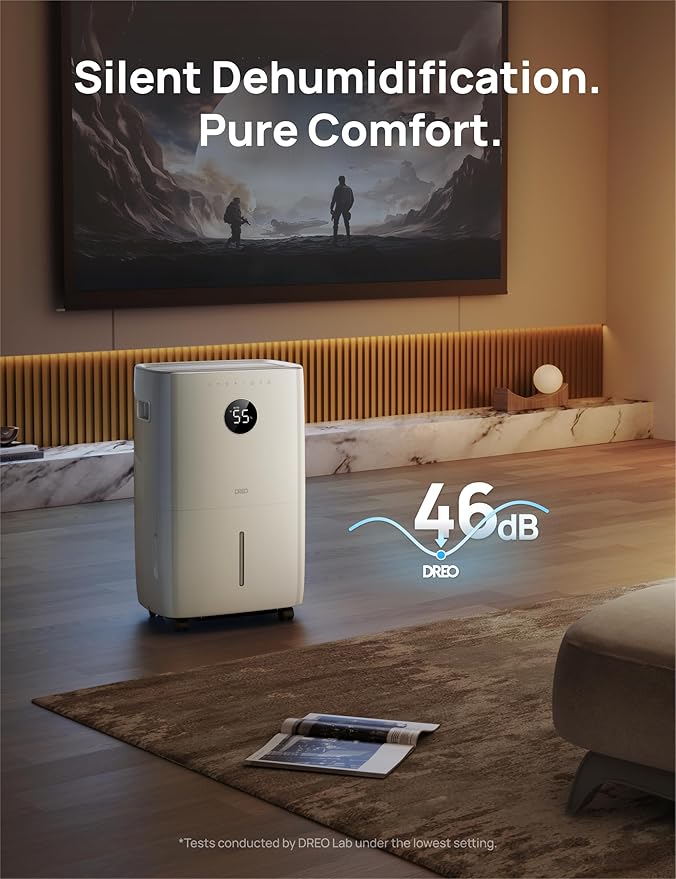 DREO 110-Pint Smart Dehumidifier - Image 8