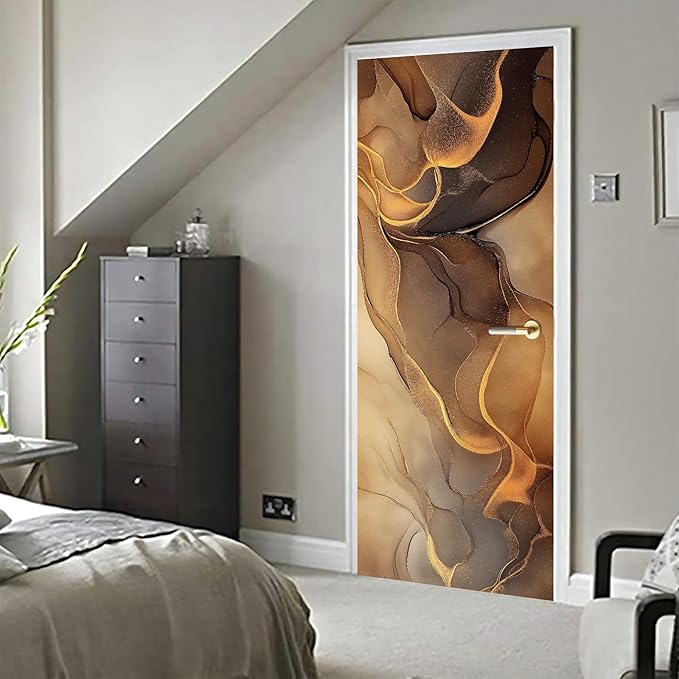 3D Door Decals Stickers, Peel Stick Wall Murals Vinyl Wallpaper Self-Adhesive - Image 6