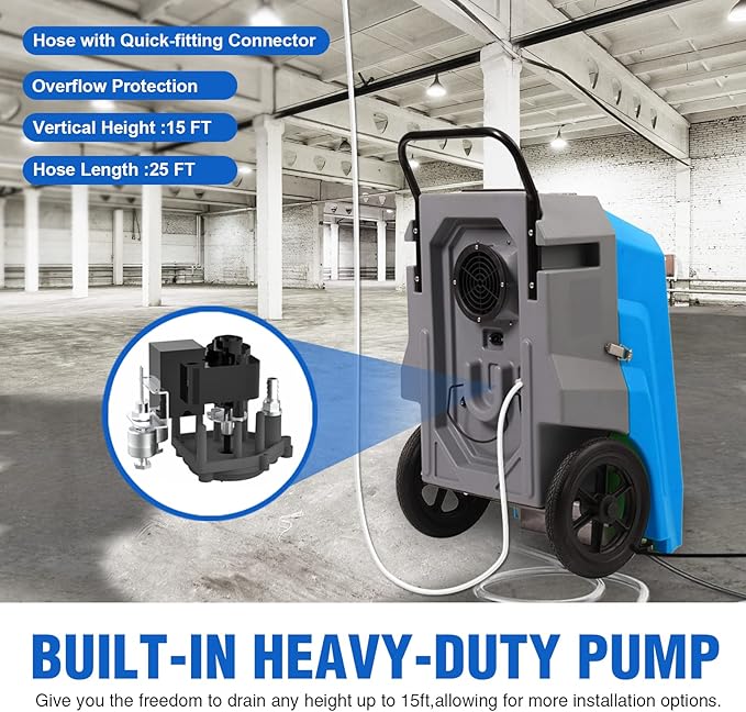 MOUNTO 180Pints LGR Industrial Dehumidifier - Image 2