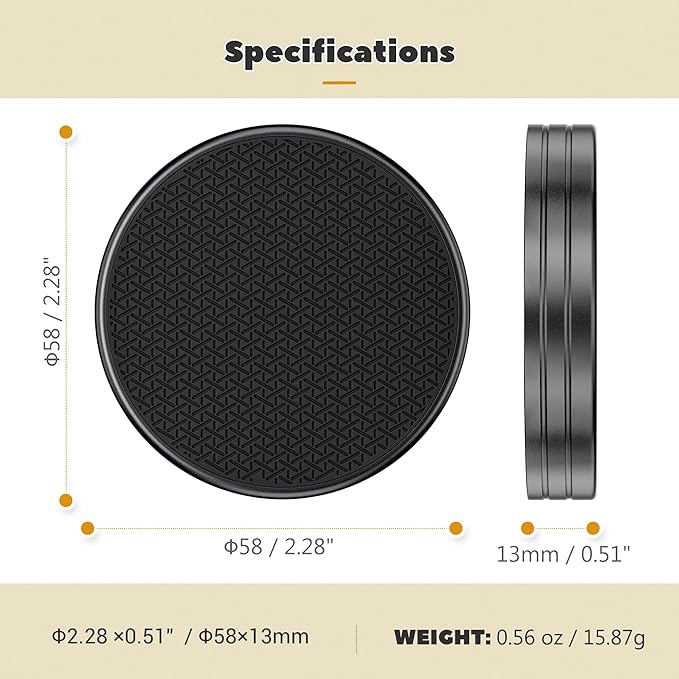 Silicone-Textured Lens Cap for Fujifilm Insta Wide Evo, Aluminum Anti-Dust - Image 6