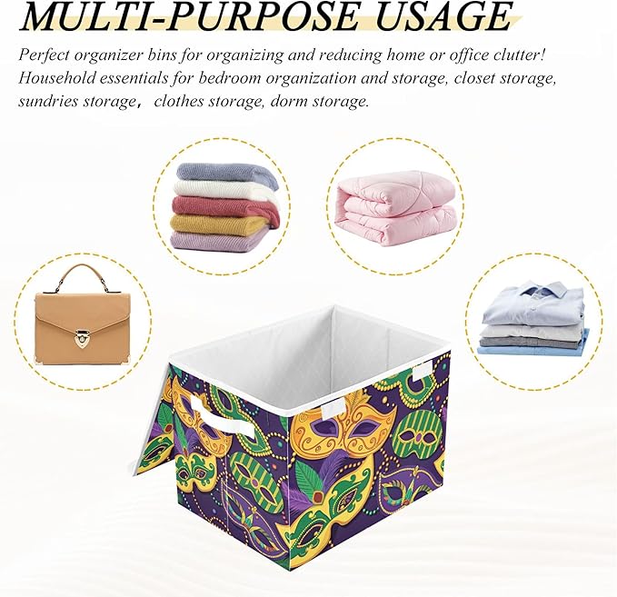 xigua Mardi Gras Mask Storage Bins - Image 7