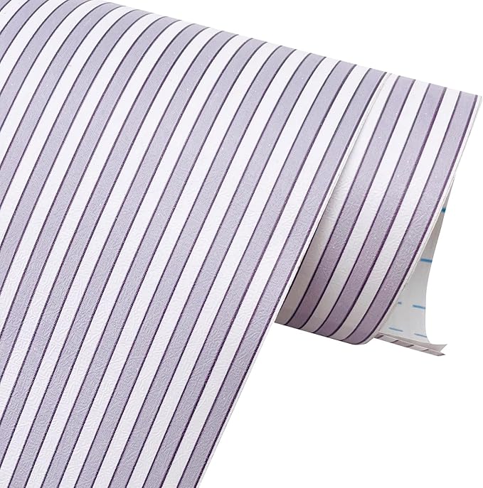 Yifely Blue White Stripes Shelf Liner Drawer Units Decor Sticker Self-Adhesive by Unknown