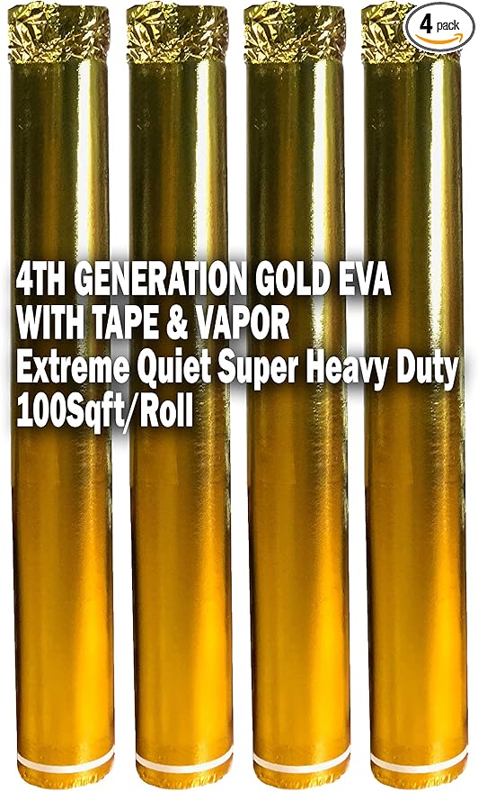 400SQFT AMERIQUE 4TH Generation High-Density Luxury Gold 2.5MM Thick EVA Foam by AMERIQUE