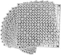 MYFAMIREA Modular Interlocking Cushion 24 Pack 11.8" x 11.8" Rubber Floor Tiles by MYFAMIREA