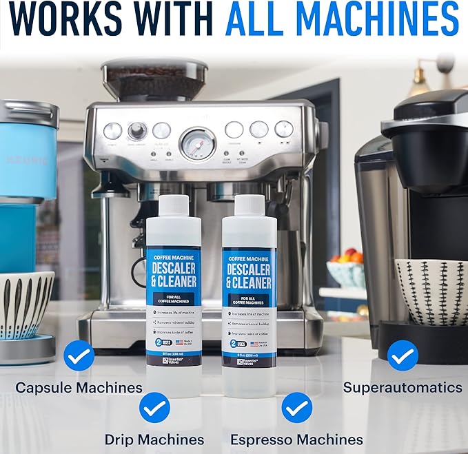 Essential Vales Descaling Solution Coffee Machine Descaler Cleaner - Image 4