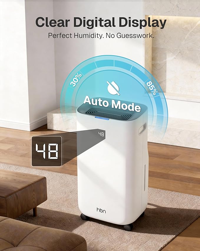 4500 Sq.Ft Dehumidifier for Basement and Large Rooms Max 80 Pint/Day - Image 8
