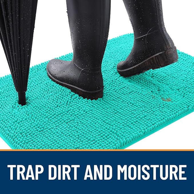 OLANLY Dog Door Mat for Muddy Paws 30x20, Absorbs Moisture and Dirt, Absorbent - Image 2