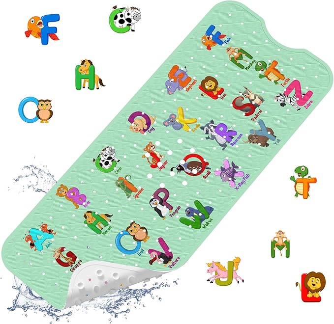 XIYUNTE Baby Bath Mat for Tub Non Slip Kids Bath Mat by XIYUNTE