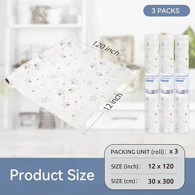 FIFTY FEET 12"x120" Non-Adhesive Shelf Liner - Image 5