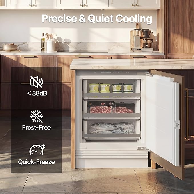 Ca'Lefort Undercounter Panel Ready Freezer -11°F to 7°F, Built-in All Freezer - Image 3
