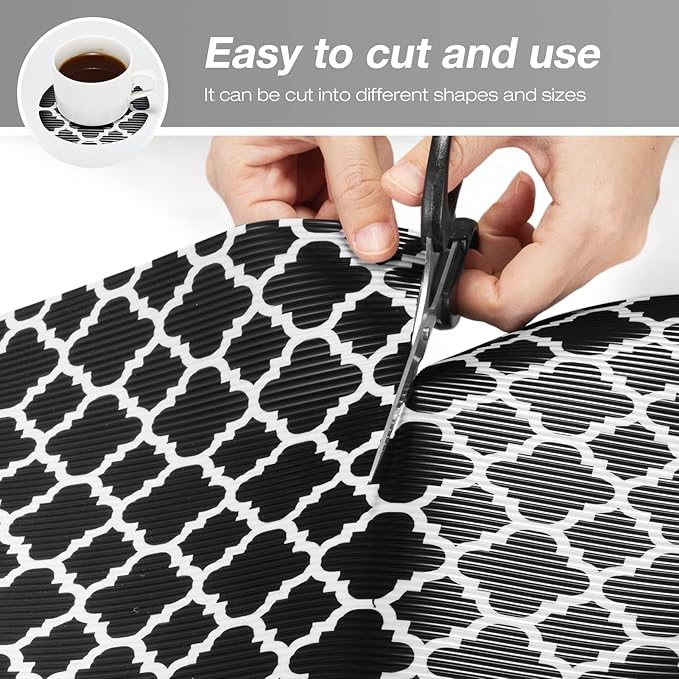 Glotoch Shelf Liners for Kitchen Cabinets 12” x 20 ft, Non Slip Drawer Liner - Image 9