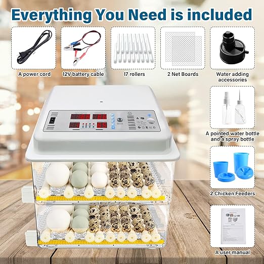 Incubators for Hatching Eggs, 120 Egg Incubator - Image 7