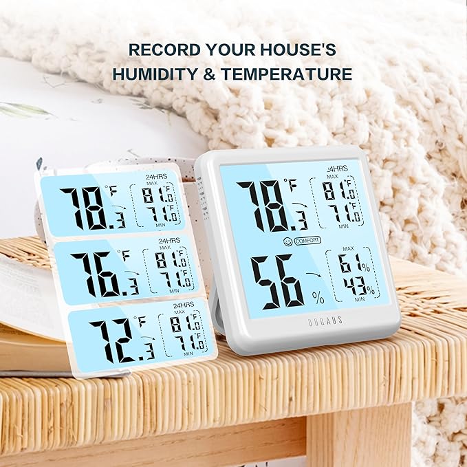 DOQAUS Digital Hygrometer Indoor Thermometer - Image 5